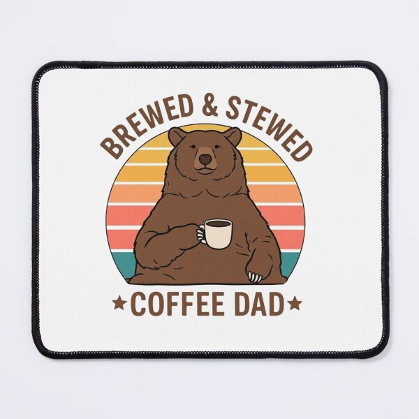 Item preview, Brewed & Stewed Coffee Dad designed and sold by LuloCreative.