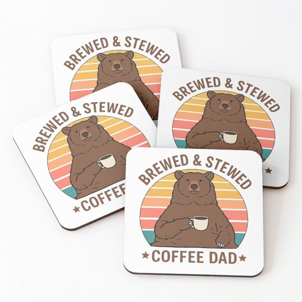 Item preview, Brewed & Stewed Coffee Dad designed and sold by LuloCreative.