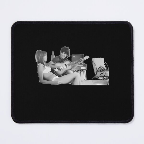 Item preview, Musician Playing Acoustic Guitar To A Woman designed and sold by ArvidKirlin.