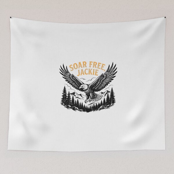 Item preview, Soar Free Jackie Big Bear Bald Eagle Memorial designed and sold by IreneMeyerr.