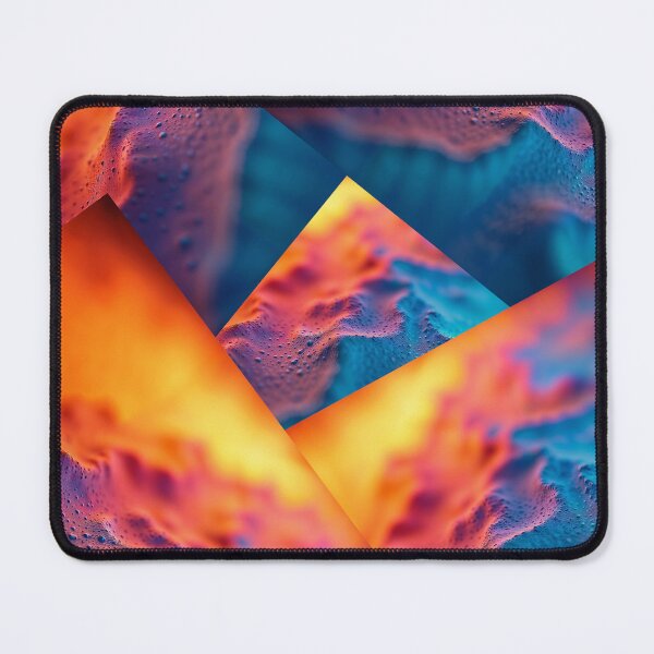 Item preview, Vibrant Geometric Abstract Landscape Modern Digital Art designed and sold by NikBrin Prevail .
