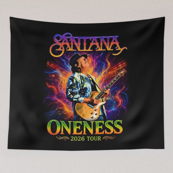 Item preview, Santana Oneness Tour 2026 Legendary Graphic designed and sold by zwawji.