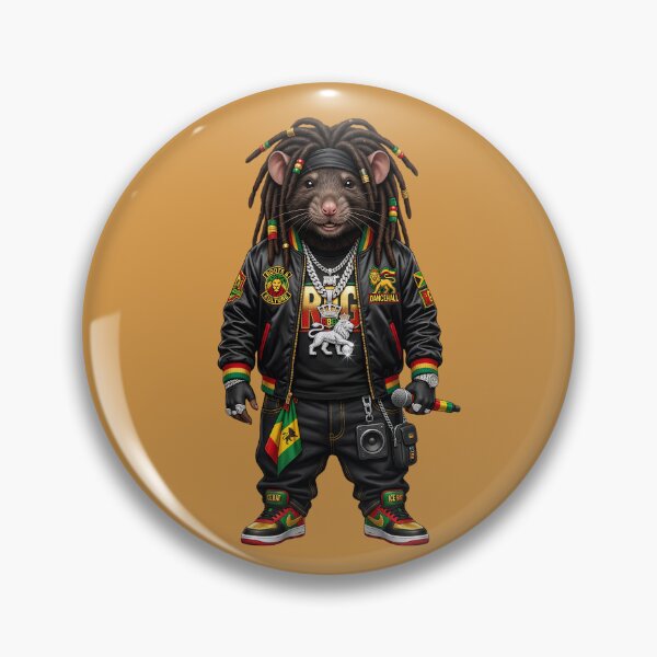 Item preview, Reggae Rat Rasta Dancehall Legend designed and sold by digitalbob60.