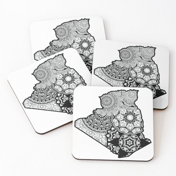 Item preview, Algeria Country Mandala designed and sold by BessArabia.