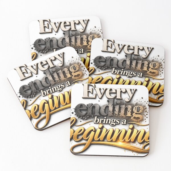 Item preview, Every Ending Brings a Golden Beginning designed and sold by bolaAura.