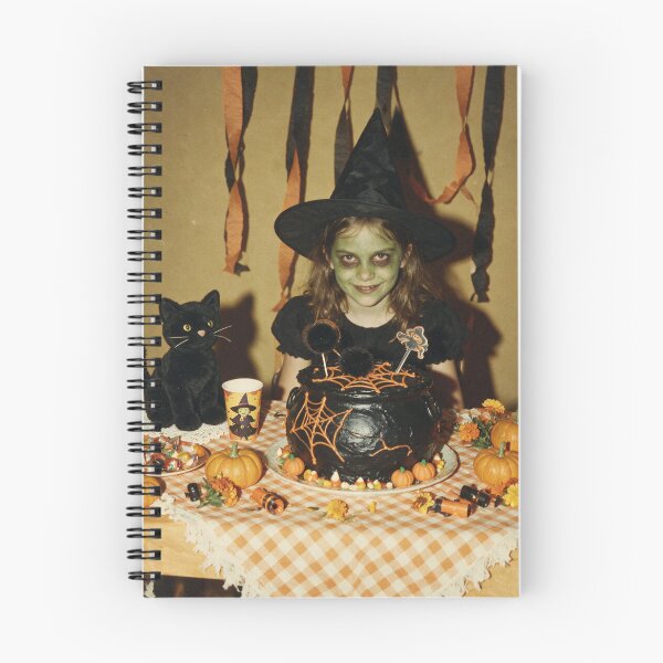 Item preview, Little Witch Halloween Party Vintage Photo designed and sold by The Mellonaire.