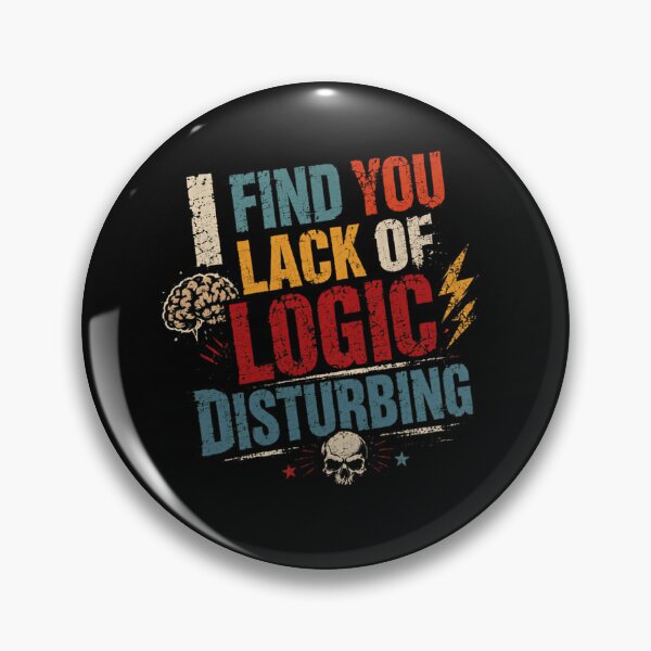 Item preview, I Find You Lack Of Logic Disturbing Spock Fan Science Fiction Logical Quote designed and sold by SkeletonsDanger.