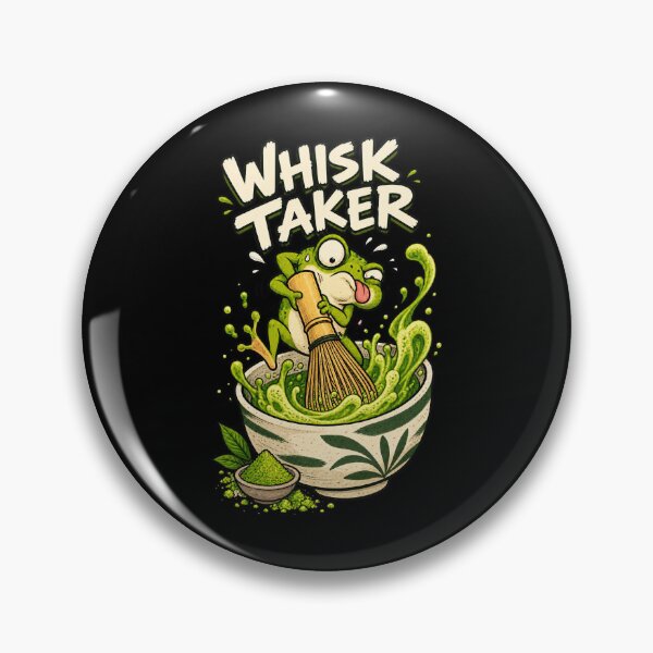Item preview, Funny Frog Matcha Whisk Taker Cartoon designed and sold by CG Studio.