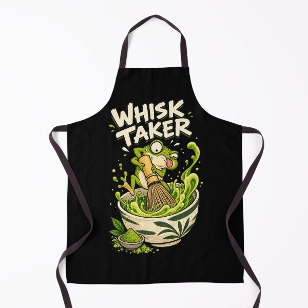 Item preview, Funny Frog Matcha Whisk Taker Cartoon designed and sold by CG Studio.