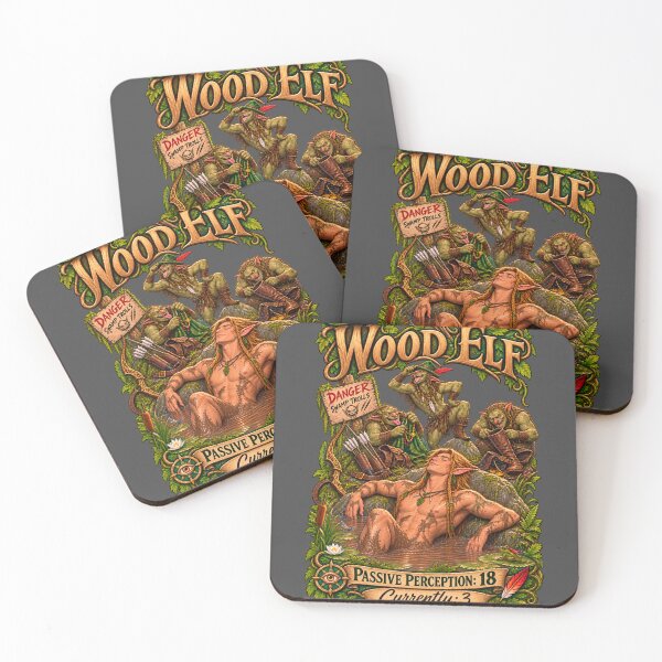 Item preview, Wood Elf — Passive Perception: 18 designed and sold by The Wayward Heroes Guild.