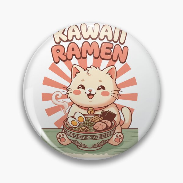 Item preview, Kawaii Ramen Cat Cute Anime Foodie T-Shirt designed and sold by AmberlightArt.