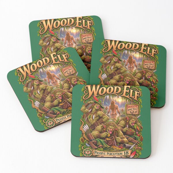 Item preview, Copy of Wood Elf — Passive Perception: 18 designed and sold by The Wayward Heroes Guild.