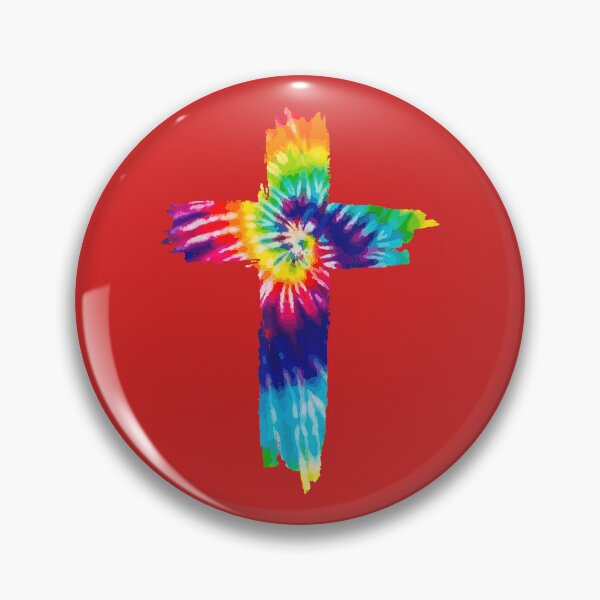 Item preview, Cross Tie Dye Christian Jesus Hippie Bible Religious designed and sold by melodycook.