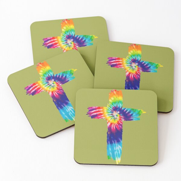 Item preview, Cross Tie Dye Christian Jesus Hippie Bible Religious designed and sold by melodycook.