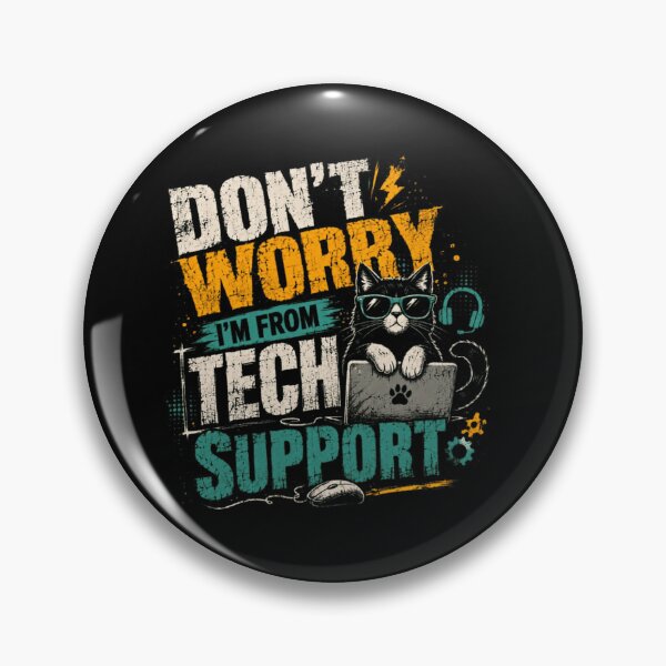 Item preview, Don't Worry I'm From Tech Support IT Professional Computer Technician Funny designed and sold by SkeletonsDanger.
