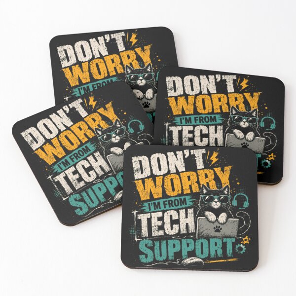 Item preview, Don't Worry I'm From Tech Support IT Professional Computer Technician Funny designed and sold by SkeletonsDanger.