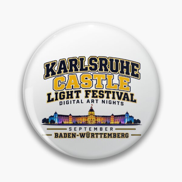Item preview, Karlsruhe Castle Light Festival Digital Art Nights September designed and sold by IRON WINGS /USAF.
