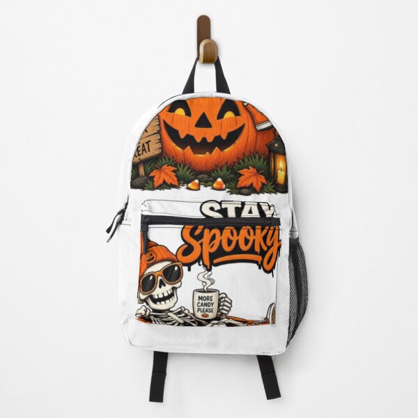 Item preview, Stay Spooky Skeleton Pumpkin Halloween Cute Spooky Design designed and sold by GRYFFWEAR.