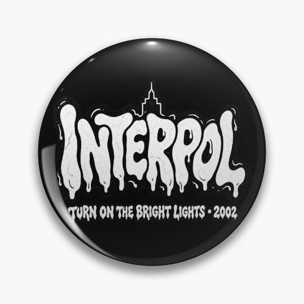 Item preview, Interpol Turn On The Bright Lights Melting Drip Indie Rock Artwork designed and sold by JMS-Artvintage.