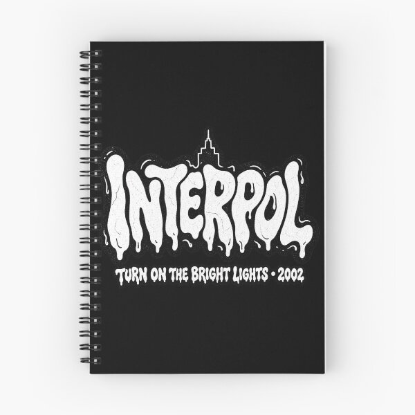 Item preview, Interpol Turn On The Bright Lights Melting Drip Indie Rock Artwork designed and sold by JMS-Artvintage.