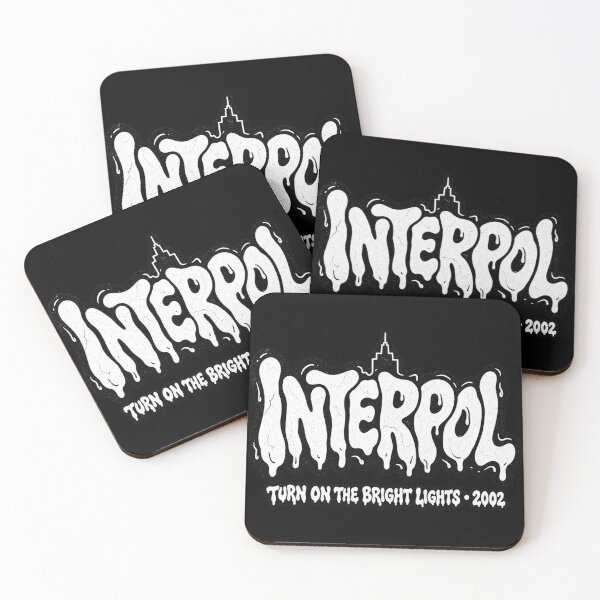 Item preview, Interpol Turn On The Bright Lights Melting Drip Indie Rock Artwork designed and sold by JMS-Artvintage.