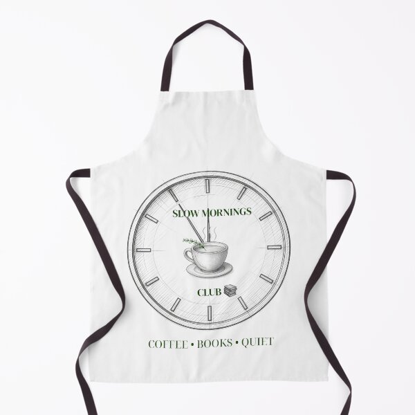 Item preview, Slow Mornings Coffee Reading Club designed and sold by Umbrella urban.