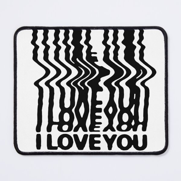 Item preview, I Love You Distorted Type designed and sold by rutmerdesign.