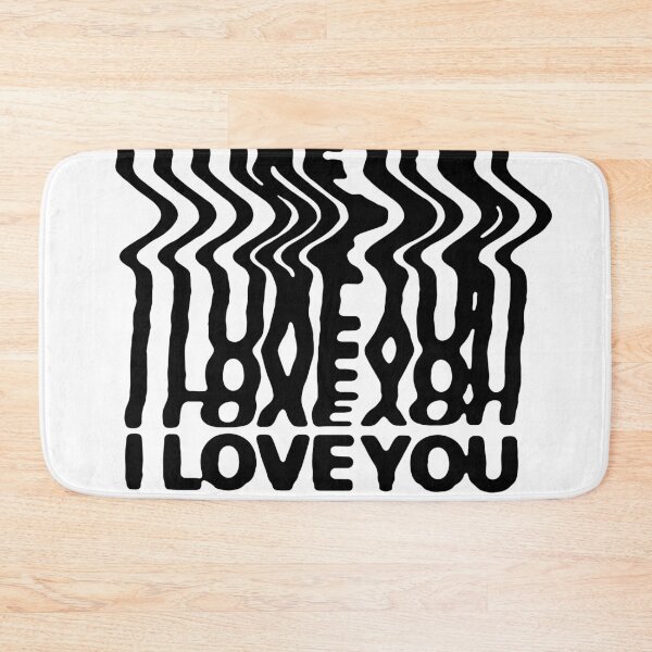 Item preview, I Love You Distorted Type designed and sold by rutmerdesign.