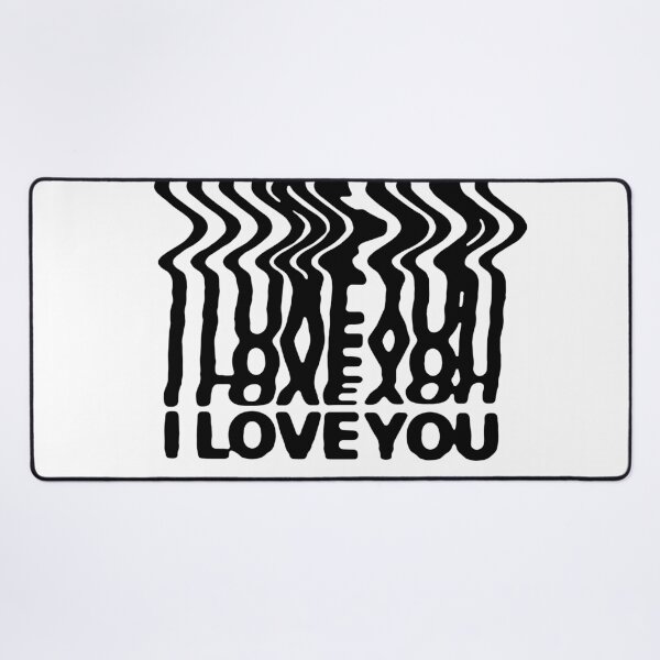 Item preview, I Love You Distorted Type designed and sold by rutmerdesign.