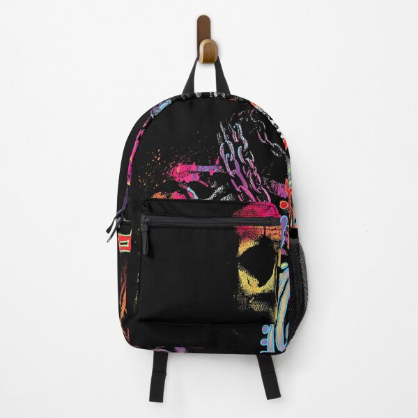Item preview, Graffiti Painted Skull Wearing Thick Chains designed and sold by AlfonDouglas.