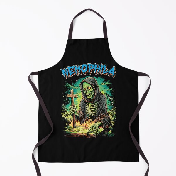 Item preview, Hooded Grim Reaper Holding Wooden Cross Surrounded By Flames designed and sold by AlfonDouglas.