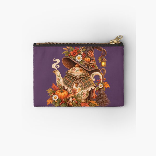 Item preview, Cottagecore Witch Teapot Watercolor Art – Whimsical Halloween Kitchen Print designed and sold by MagicMakerPh.