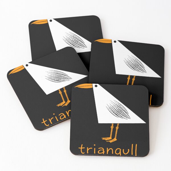 Item preview, Triangle Seagull Triangull Bird Pun Funny Geometry Math Teacher designed and sold by DianneShelton.