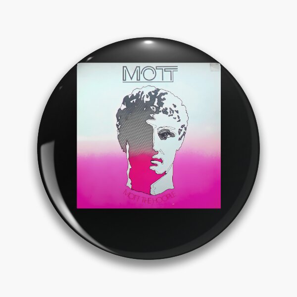 Item preview, Mott The Hoople Statue Face Pink Background designed and sold by FreidaStreich.