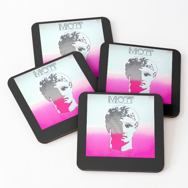 Item preview, Mott The Hoople Statue Face Pink Background designed and sold by FreidaStreich.