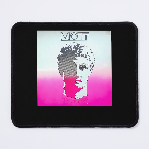 Item preview, Mott The Hoople Statue Face Pink Background designed and sold by FreidaStreich.