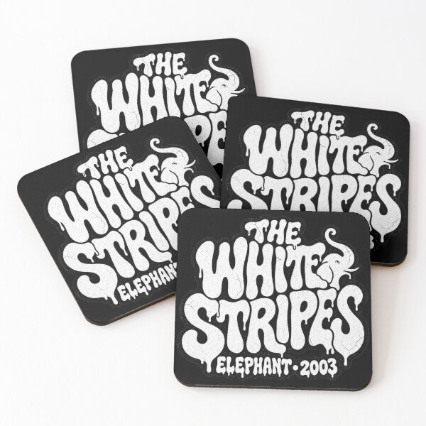 Item preview, The White Stripes Elephant 2003 Melting Typography Garage Rock designed and sold by JMS-Artvintage.