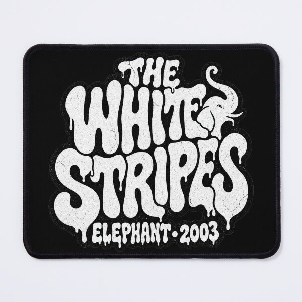 Item preview, The White Stripes Elephant 2003 Melting Typography Garage Rock designed and sold by JMS-Artvintage.
