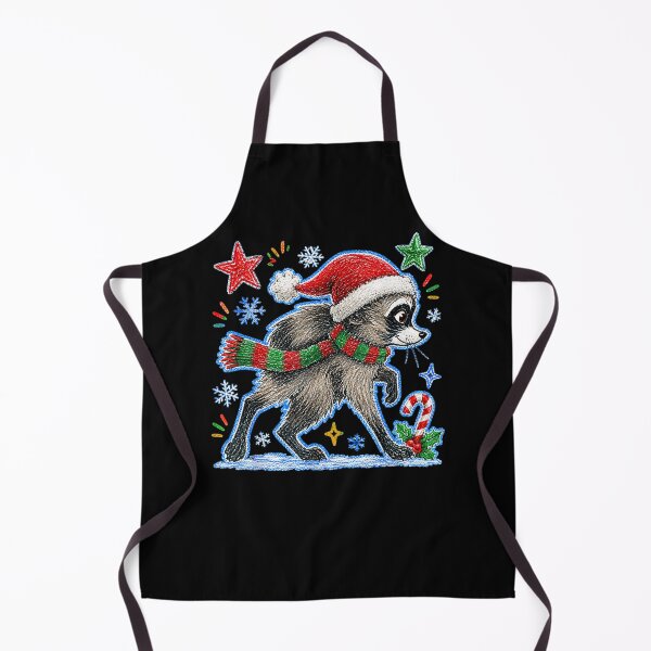 Item preview, Christmas Arts Viral Raccoon Meme Santa For Women Men designed and sold by AndreasVelas.