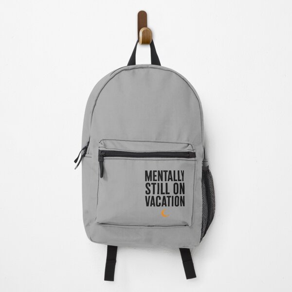 Item preview, Mentally Still on Vacation – School Sucks - Introverted Design designed and sold by SkullVor.