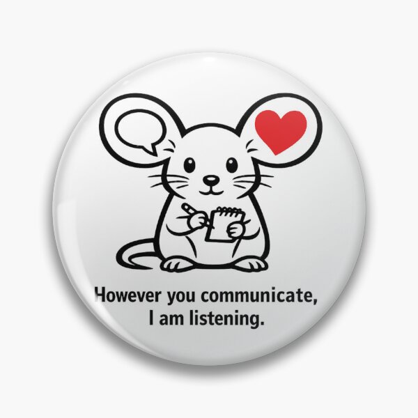 Item preview, A Tiny Mouse with a Big Heart designed and sold by Mindful56.