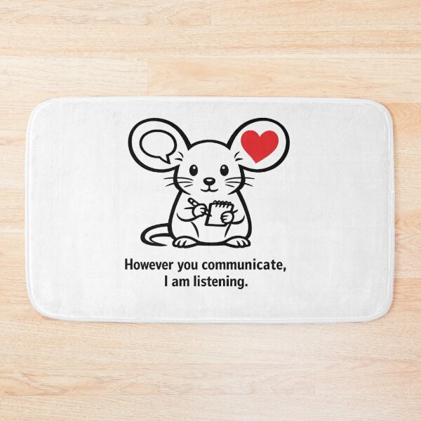 Item preview, A Tiny Mouse with a Big Heart designed and sold by Mindful56.