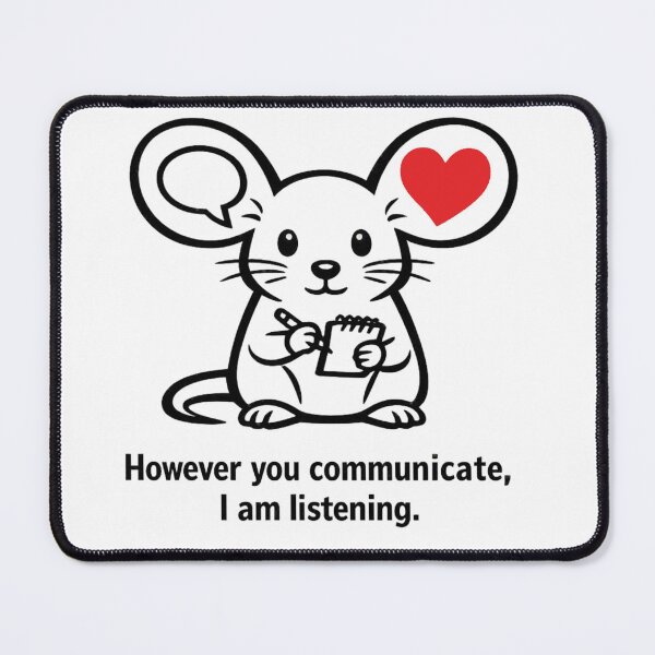 Item preview, A Tiny Mouse with a Big Heart designed and sold by Mindful56.