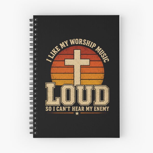 Item preview, I Like My Worship Music Loud So I Can't Hear My Enemy designed and sold by a-turner-paint.