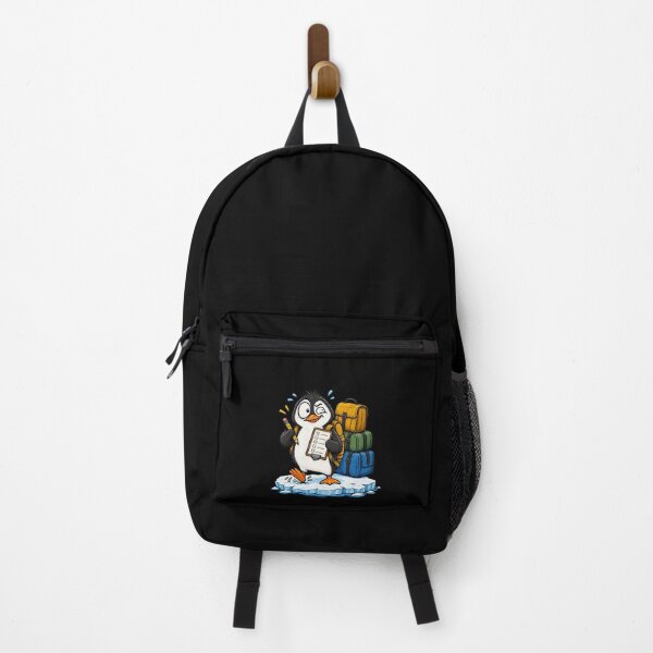Item preview, Funny Anxious Penguin – I Have a Plan Probably Cartoon designed and sold by CG Studio.