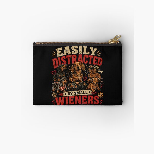Item preview, Easily Distracted By Small Wieners Dachshund Dog Lover Gift designed and sold by SkeletonsDanger.