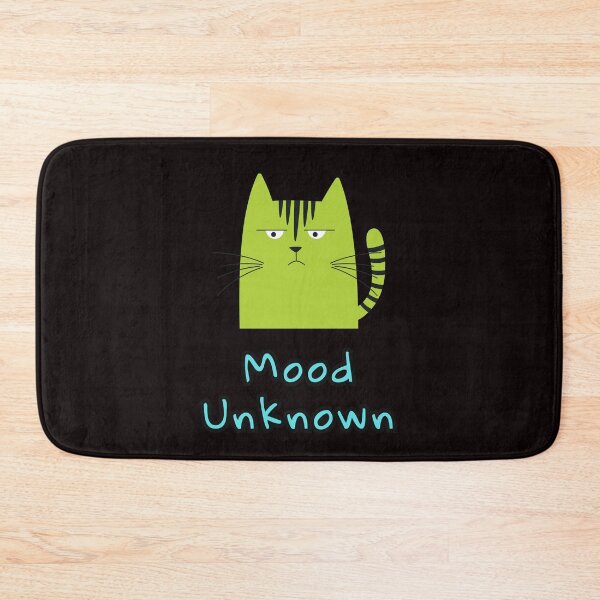 Item preview, Mood Unknown | Funny Green Cat | Mood System Cats designed and sold by ContigoART.