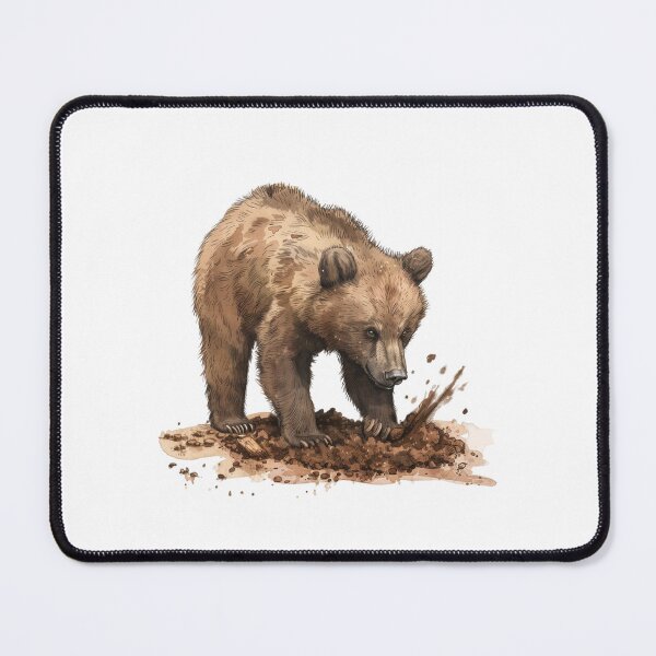 Item preview, Bear Cub | Cute Woodland Animal Watercolor Art designed and sold by Mandayartstudio.