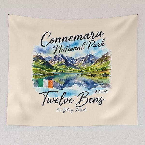 Item preview, Connemara National Park Twelve Bens designed and sold by EvergreenPark - Tee Studio.
