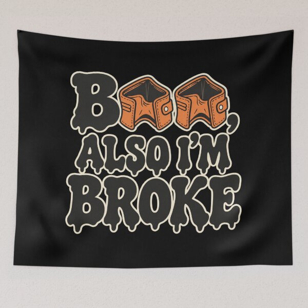 Item preview, Boo, Also I'm Broke, Halloween Money Humor Gift designed and sold by PhylonBoxx.